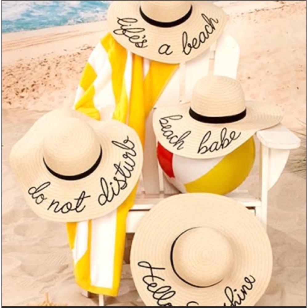 NWT! Trendy Sayings Boutique Floppy Hat! - Picture 1 of 6